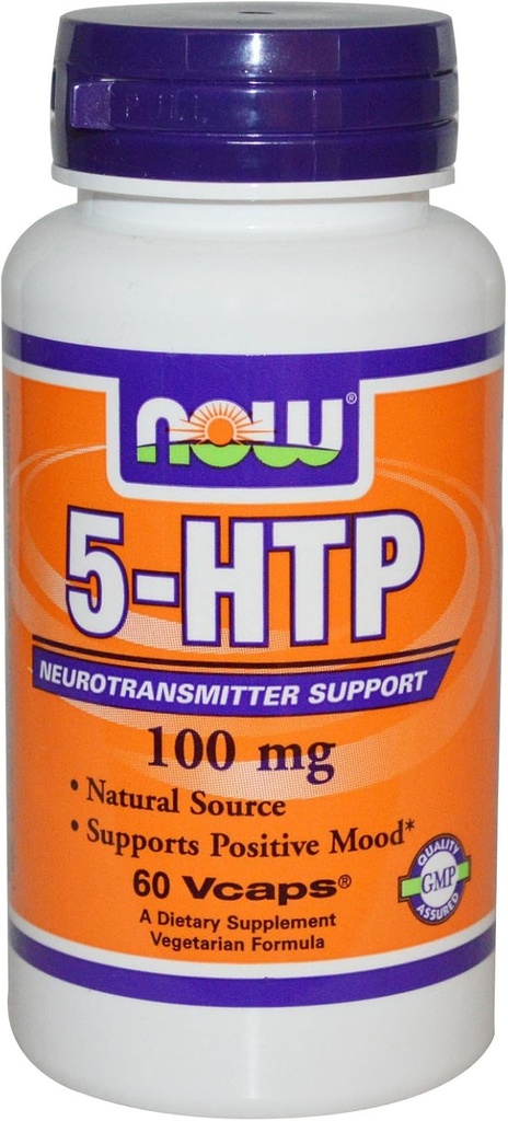 5-HTP 100 mg 60 VegiCaps (embalagem de 2)