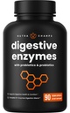 NutraChamps Enzimas Digestivas com Probióticos e Prebióticos para Mulheres e Homens - 90 Cápsulas Vegan com Bromelain para Bloating & Optimal Gut Health