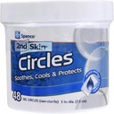 Spenco 2nd Skin Circles calmante proteção para bolhas, manchas quentes e irritações da pele, Gel Circles 48-Count