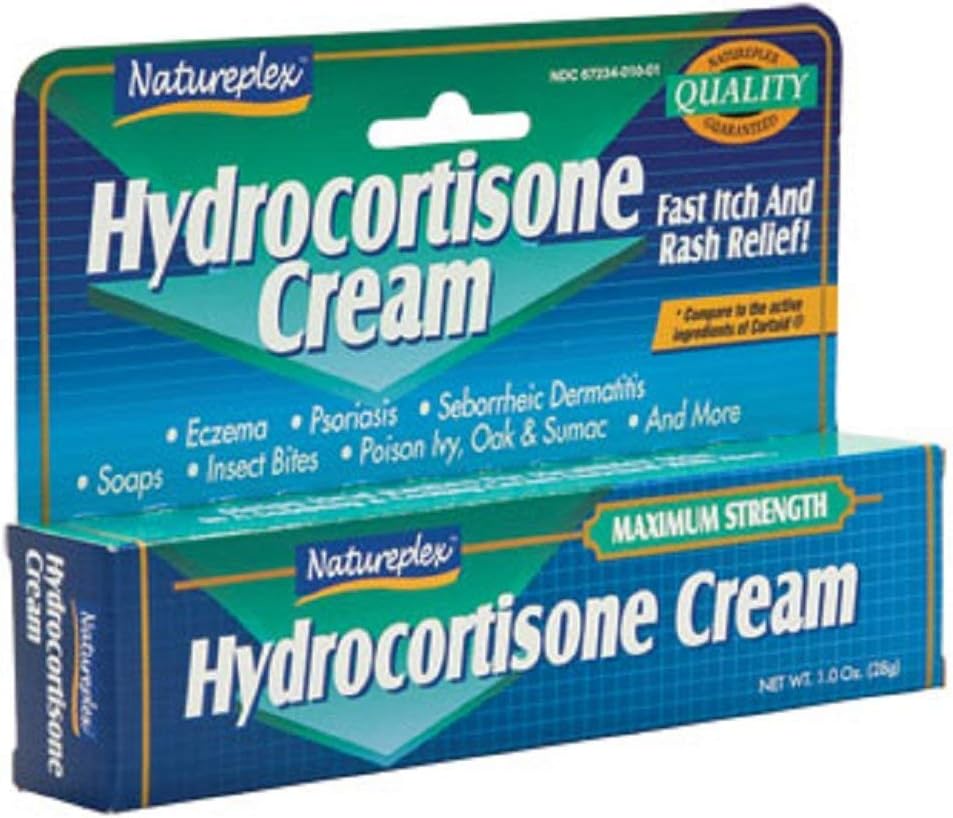 Natureplex Hydrocortisona 1% Creme, 1 oz, 6 Tube Pack