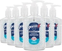 Germ-X de limpeza avançada da mão, gel claro não-secagem hidratante, fórmula instantânea e sem lavagem, de volta à escola Suprimentos Faculdade, garrafa de bomba, 8 Fl Oz (Pacote de 6)