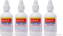 MAJOR Deep Sea Premium Saline - Pulverizador hidratante nasal para a secura e alívio de irritação - Cloreto de sódio 0,65% - 1,5 Fl. Oz (4 pacote)