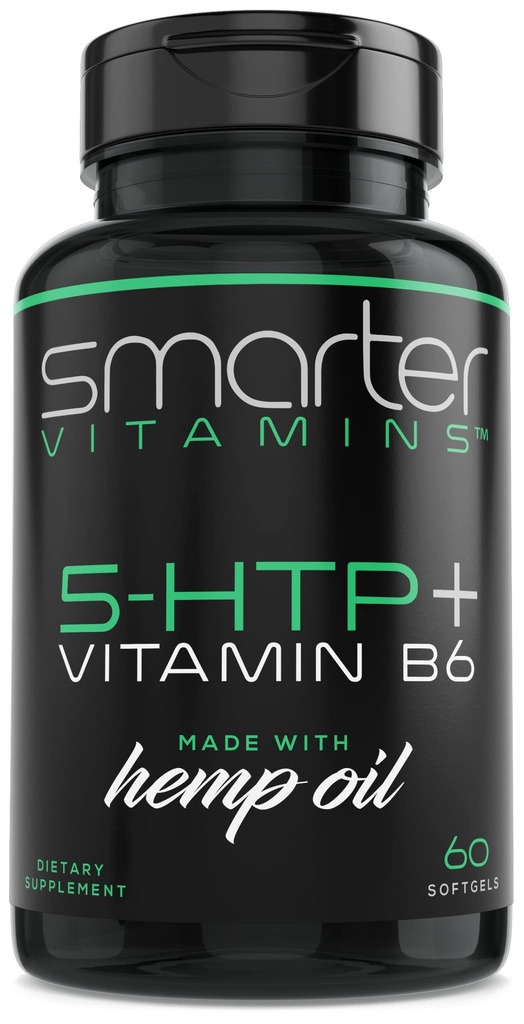 200mg 5-HTP + Vitamina B6, tempo prolongado de liberação, 60 softgels, 30 Servings