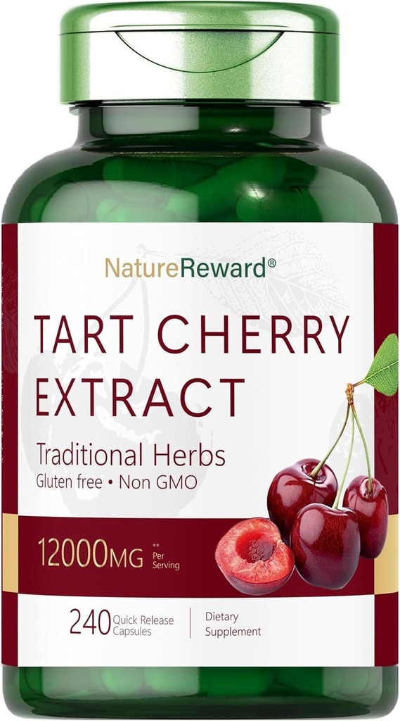 Tart Cherry Extract 12000mg 240 Cápsulas