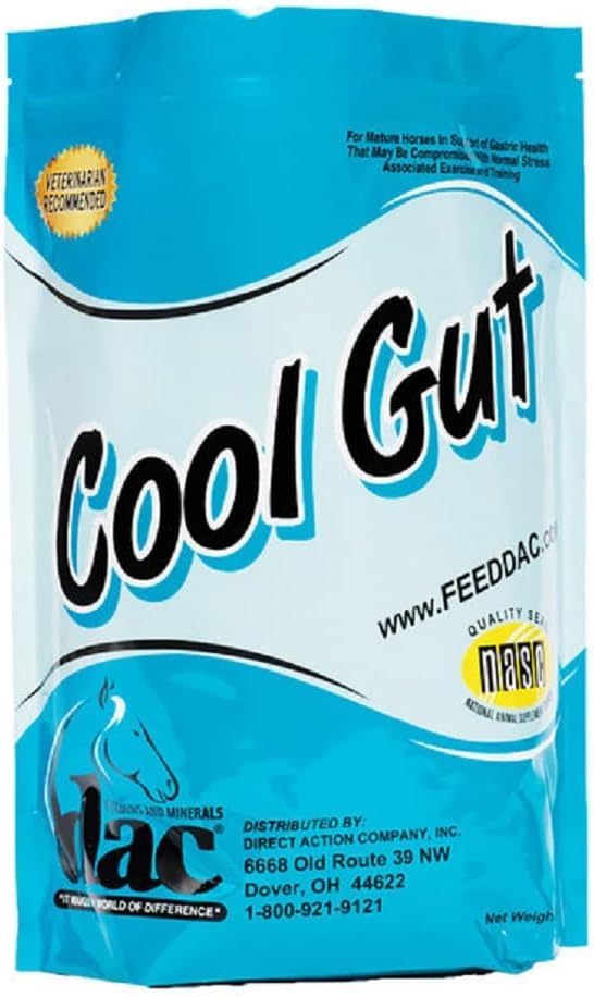 DAC frio gut 5 lb maduro cavalo suporta estômago gástrico pH saúde Bowel Camadas Suplemento