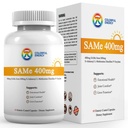 7c Sam e 400mg Suplemento (S-Adenosilmetionina), Vitamina B6, B12 Adicionado para melhorar a eficácia Sam-e, humor e conforto conjunto, Vegan, Não-GMO, Sem glúten, 60 cápsulas entéricos revestidas