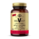 Solgar Fórmula VM-75, 60 Comprimidos - Multivitamina com Minerais Quelados - Vitamina A, B6, B12, C, D, E - Biotina, Magnésio, Cálcio, Ferro, Zinco - Vegan, Glúten Livre, Leite Livre, Kosher - 60 Serventes