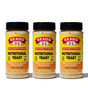 Bragg Nutritional Yeast Seasoning – Vegan, Gluten Free Cheese Flakes – Boa Fonte de Proteínas & Vitaminas – Nutritic Savory Parmesan Cheese Substitute – Non GMO Verificado, 4,5 onça, 3-Pack