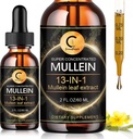 Mullein gotas para Lung, Mullein Leaf Extract, Tintura Líquida Mullein super concentrada,Vegan, Não-GMO, 2 FL OZ