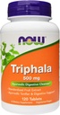 NOW Triphala, 500 mg, 120 comprimidos (embalagem de 2)