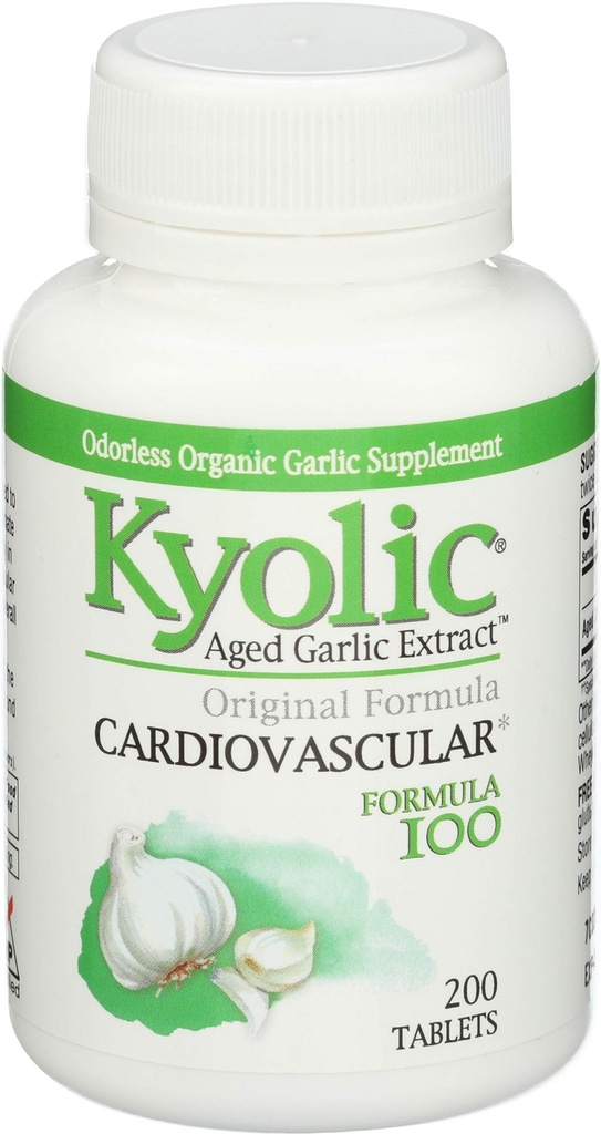 Fórmula Kyolic 100 Fórmula original - 200 Comprimidos