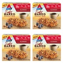 Atkins Blueberry saboreado macio barras de energia assada, alta em proteína bar, baixo açúcar, alta fibra lanche, proteína lanche, 4 embalagens (4 bars cada)