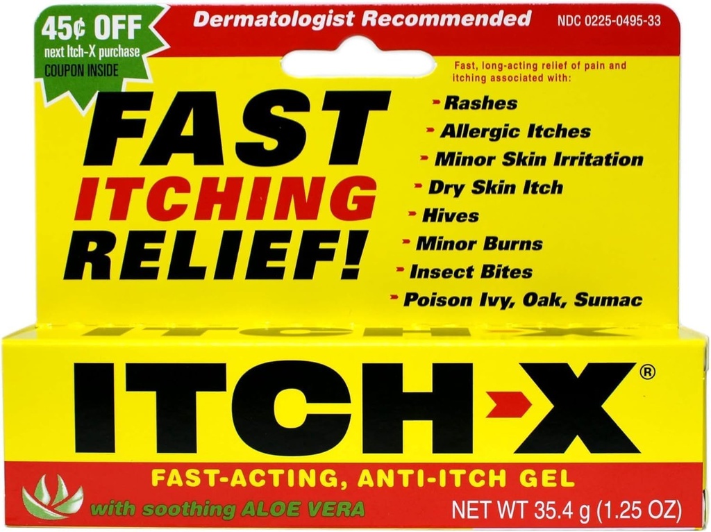 788802 Tubo Anti-Itch Itch X Gel 1,25oz Quantidade de 1 unidade por Ascher, B.F. e ...