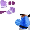 Luvas Atsuwell Chemo e meias para Neuropatia e XL Hip Ice Pack Envoltório após a cirurgia
