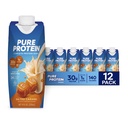 Shake de Caramelo Salgado de Proteína Pura, Pronto para Beber e Keto-Amigo, Vitaminas A, C, D e E Plus Zinco para Apoiar Saúde Imune, 11 Oz, 12 Contagem