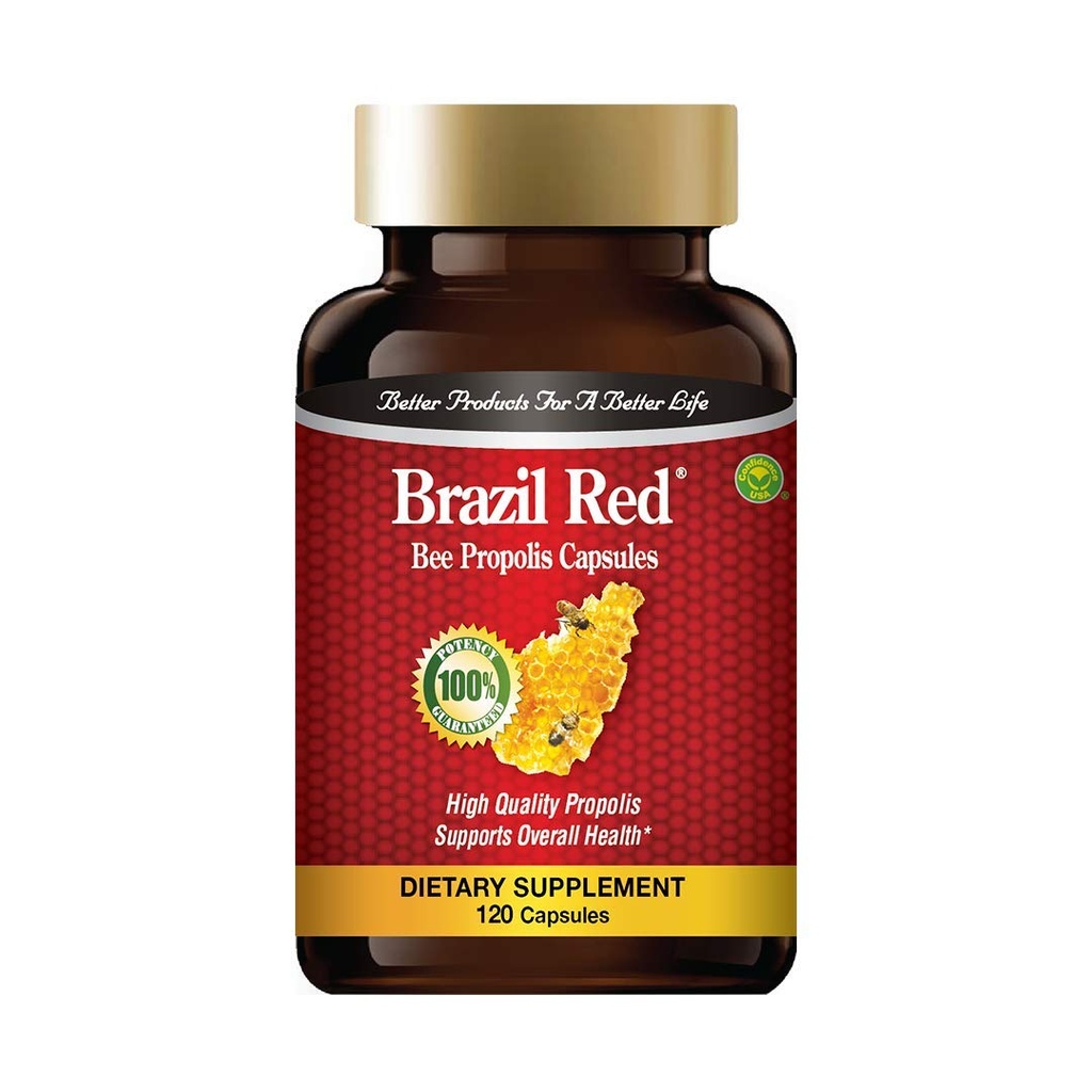 Brazil Red Bee High Concentrate Própolis (120 Cápsulas)