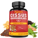 Super Cissus Quadrangularis Extrair Cápsulas com Boswellia, Guggul, Açafrão, Pimenta