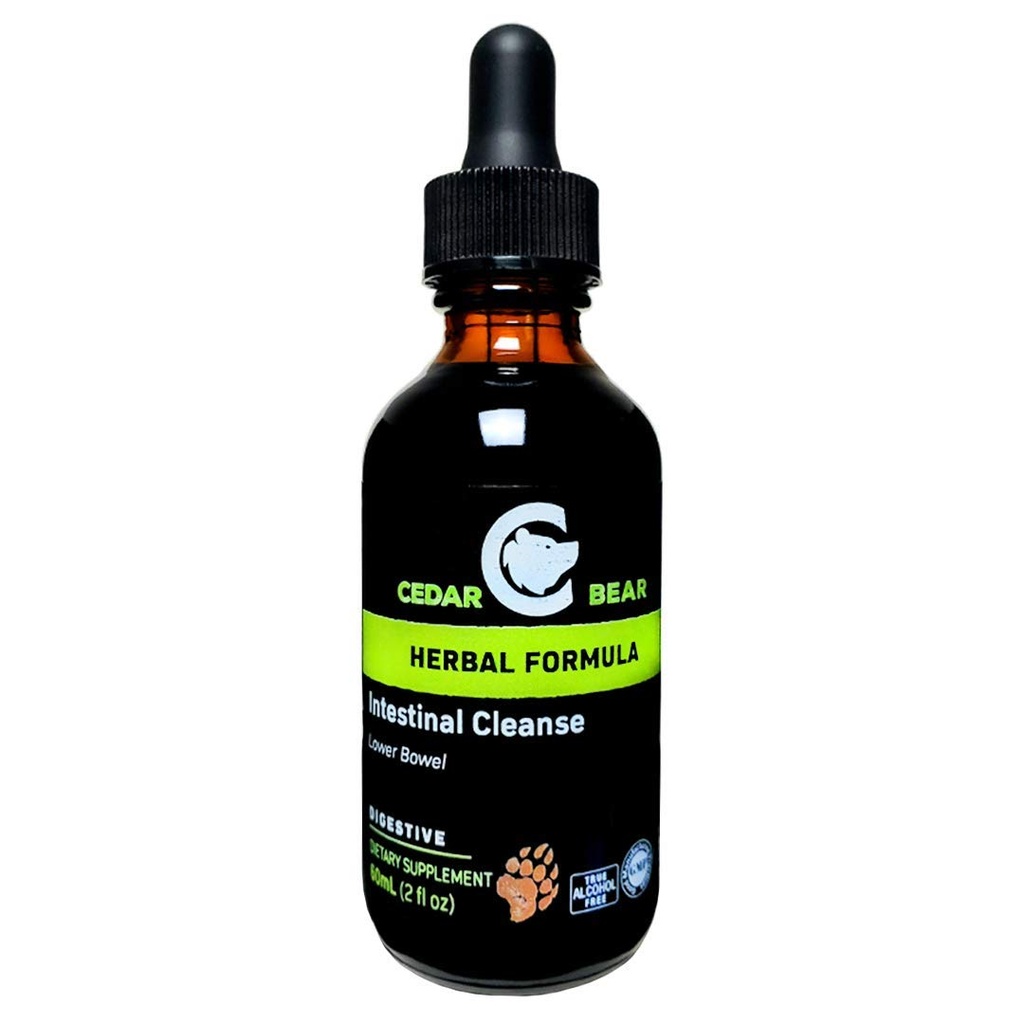 Cedro Urso Intestinal Limpar um suplemento de ervas líquidas que Modera o ambiente do sistema digestivo, permitindo Flora Beneficiária para Flourish 2 Fl Oz