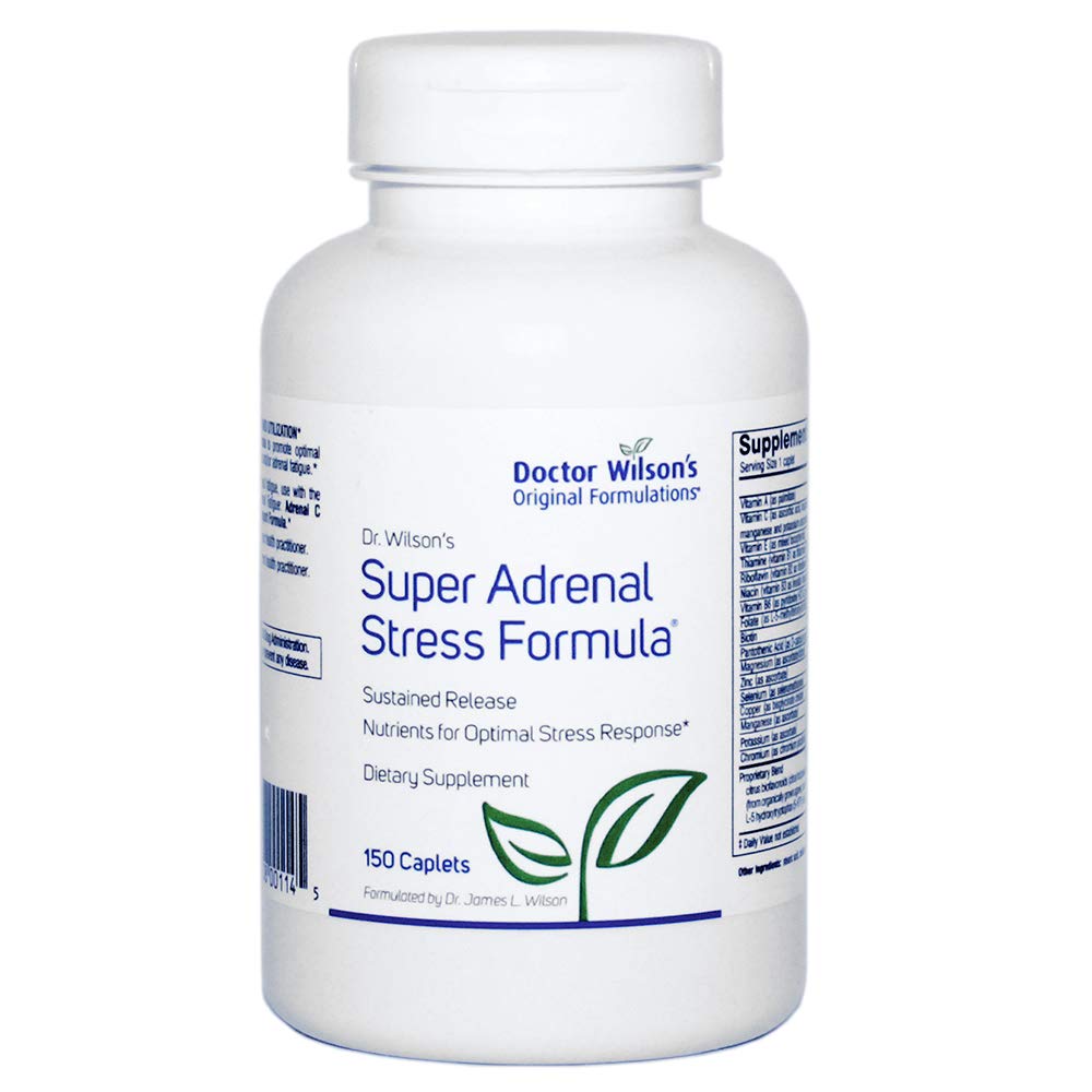 Fórmula de Stress Super Adrenal 150 caplets Adrenal, HPA Axis, Fadiga e Suporte Energético