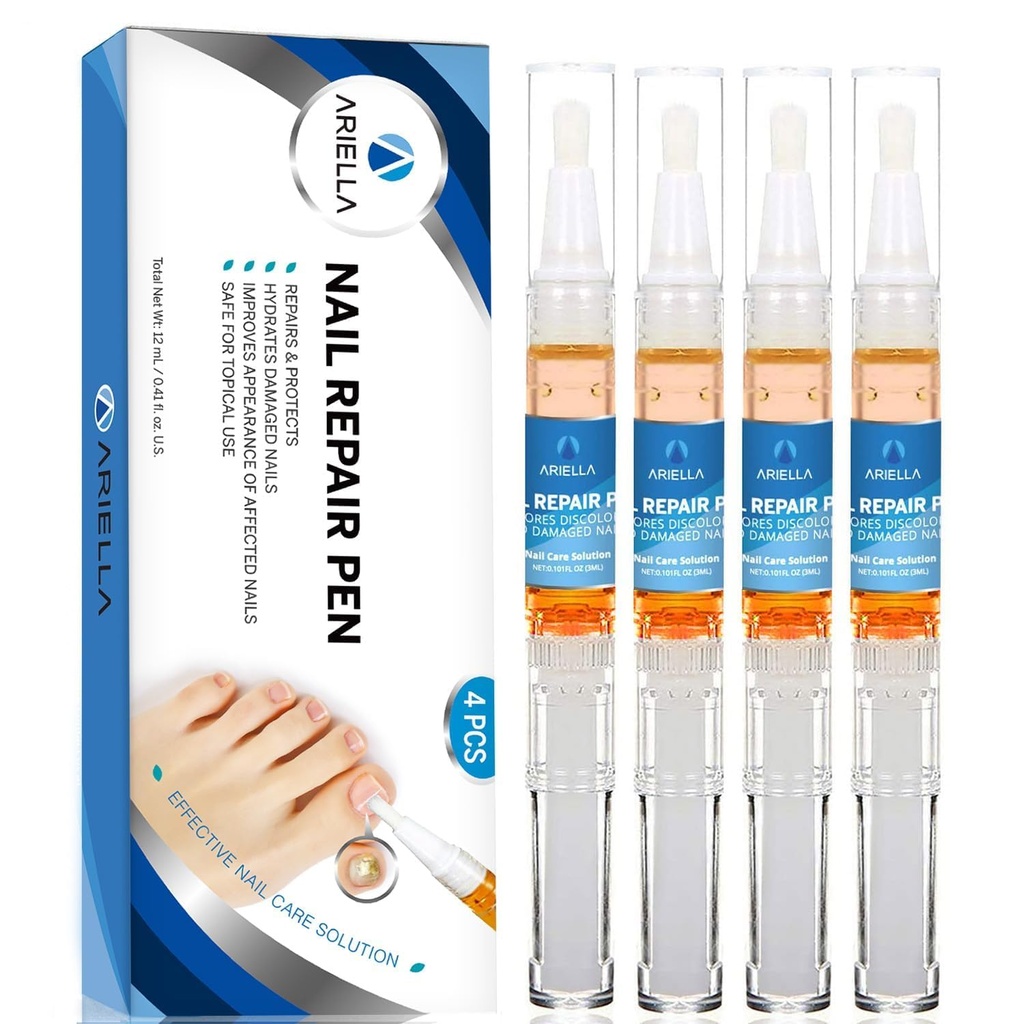 Tratamento de Fungos de unhas Extra força: Tratamento de Fungos de unhas para unhas - Fungal caneta de reparo de unhas 4 embalagens
