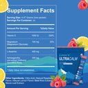 UltraCalm Super Cortisol Bebida, Magnésio Calmo Glicinate Pó (30 Servões), L-teanina, Ashwagandha, Vitamina D, Sem Açúcar, Limonada de framboesa Eletrólitos Pó-1