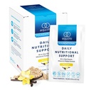 Equilife Apoio Nutricional Diário, Substituição de Refeição Multivitamínica Tudo em Uma, Puro sabor de baunilha, 15G Proteína vegetal, Suporta Bem-Estar Geral Incluindo Energia, Digestão, & Pele, 14 pacotes
