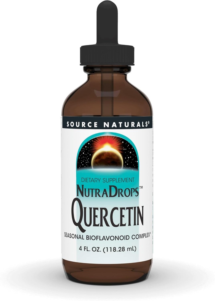 "Source Naturals NutraDrops Quercetin, Sazonal Bioflavoniond Complex* - 4 onças"