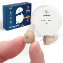 Aparelhos auditivos OTC recarregáveis EarRite para idosos - Quase Invisíveis e Confortáveis 9 Níveis Ajustáveis de Clarity Compact In-Ear Design amplificador de audição digital com redução de ruído e caixa de carregamento