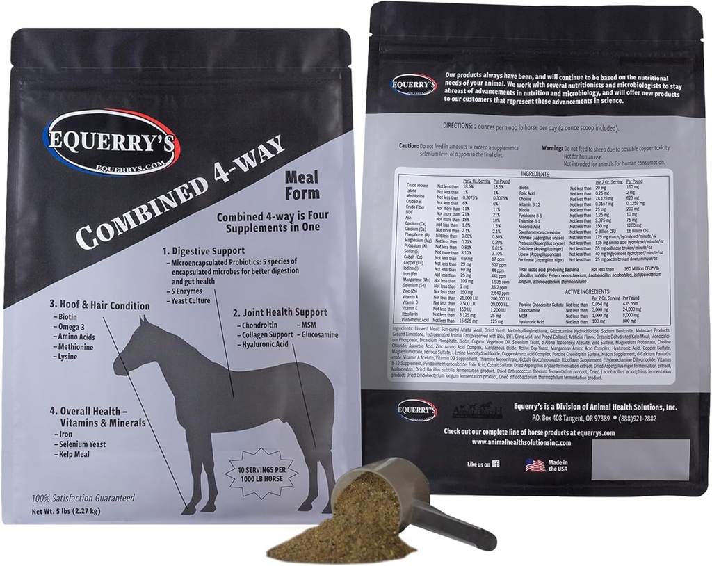Exerry's combinado RX 40 alimentações para 1000 lb Cavalo, £ 5.