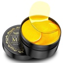 24K Gold Under Eye Patches - 60 Pack para Olhos Puffy, Círculos Escuros, Sacos e rugas com Colágeno e Ácido Hialurônico