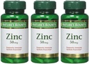 Recompensa da Natureza Zinc 50 mg Caplets 100 ea (Pacote de 3)