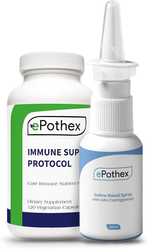 Pacote de Recuperação Sazonal - Protocolo de Suporte Imune - Iota Carrageenan Nasal Spray