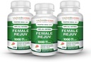 Rejuv feminino por Vadik Herbs Tratamento de ervas para o suplemento de alívio de PMS Suporte pré-menstrual do ciclo de ervas Complexo de fórmula de menstrual para cãibras e períodos