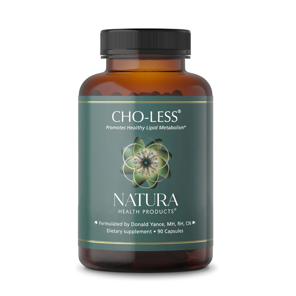 Natura Health Products Cho-Less Supplement - Promove o metabolismo lipídico saudável e a saúde cardiovascular - Com niacina, arroz de fermento vermelho, extrato de alcachofra e Beta Sitosterol (90 Cápsulas)