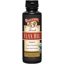 Óleo de Linho Orgânico de Barlean de sementes de linho fresco prensado frio, 7,640mg ALA Omega 3 Suplemento ácido gordo para a pele e cuidados com o cabelo, Vegan & Gluten Free, 8 oz