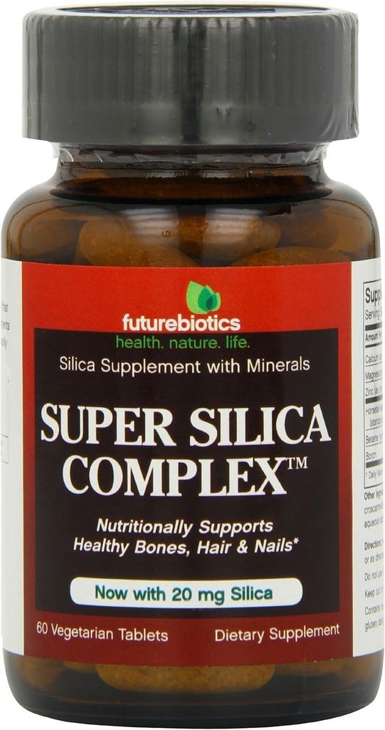 Futurebiotics Super Silica Complex, Veg-Tablets, 60-Count (Pacote de 2)