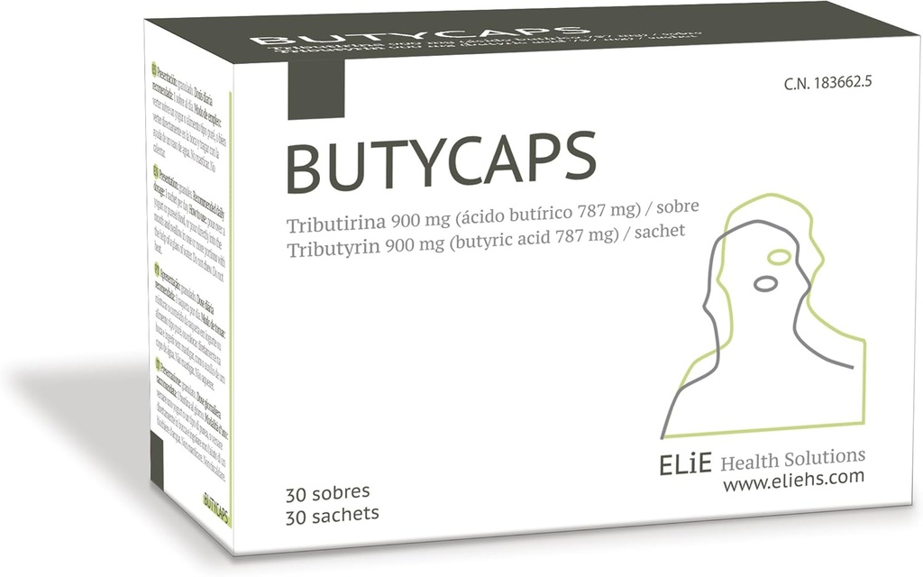 Tributina 900 mg - Ácido Butírico 787 mg por saqueta - 30 saquetas