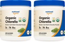 Clorela Orgânica Nutricost 8 onças (2 garrafas) - 3000mg por serviço