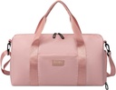 Bolsa de Ginásio para Mulheres com Compartimento de Sapatos e Pocket Molhado □ Saco Duffle de Ginásio Leve Durable com Citação Motivacional e Designs Gráficos