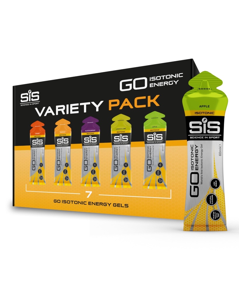 Ciência no esporte 60 ml Energia Gel Variety - Pacote de 7