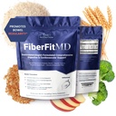 1MD Nutrition FiberFitMD - para apoio digestivo e cardiovascular potente - Suplemento de saúde para mulheres e homens - Pó de alta fibra - 30 dias