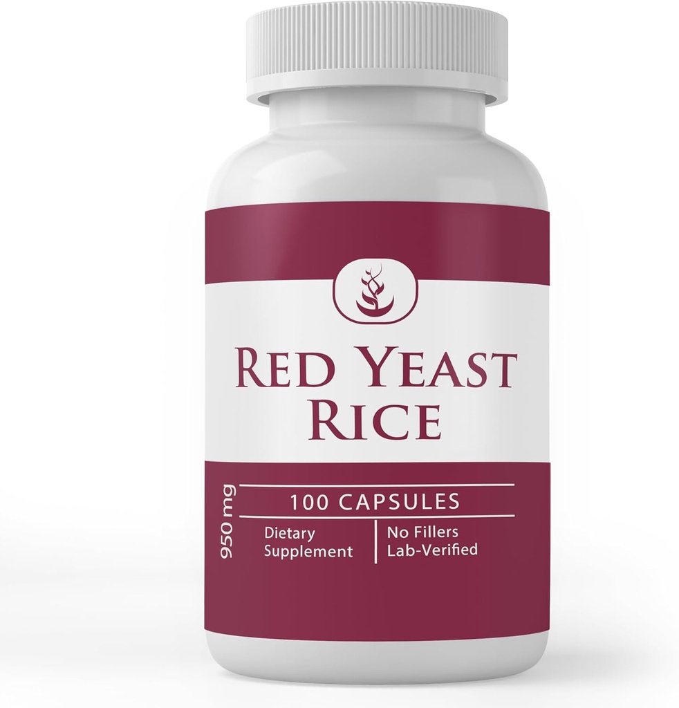 Puro original Ingredientes Extrato de arroz de levedura vermelha, (100 cápsulas) sempre puro, sem aditivos ou enchimentos, laboratório verificado (100 cápsulas)