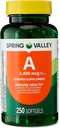 Vitamina A Softgels, 2400 mcg, 250 Count + Portable Pill Container (2 itens)