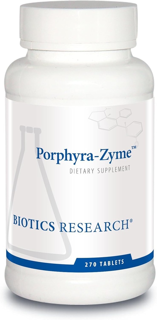 Biotics Research Porphyra Zyme Concentrado de clorofila, Capacidade de ligação de metais pesados, Destoxificação, 270 Comprimidos