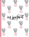 Revista IVF: Diário Inspiracional de Citações, Caderno, Organizador para Rastreamento de Fertilidade, Preparação de Gravidez e Concepção. Desenho bonito rosa e azul abacaxi para mulheres tentando conceber.