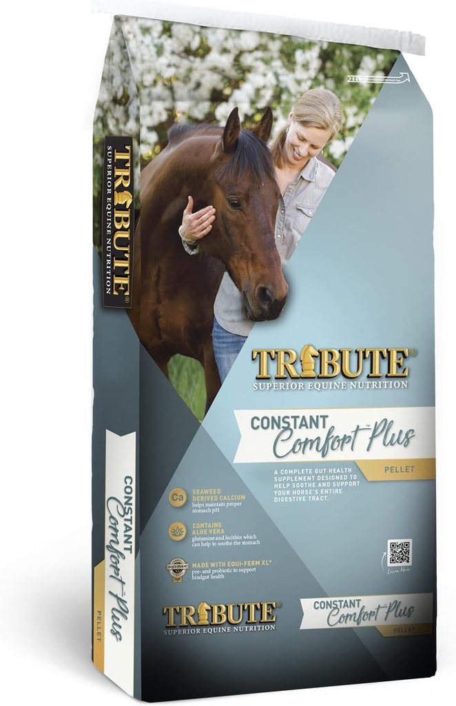 Constant Comfort Plus Topdress Gut suplemento de saúde para cavalos, 40 lb Bag