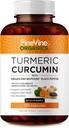 Curcumina Turmérica com Pimenta Negra BioPerine e Ginger - Made in USA - 120 Cápsulas Vegetarianas para Absorção Avançada, Suporte Conjunções