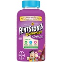 Vitaminas Flintstones Complete Gummies, Kids Vitaminas para crianças e crianças, Kids Multivitamin Gummies com vitamina A, B6, B12, C, E & Zinc, 180 Count