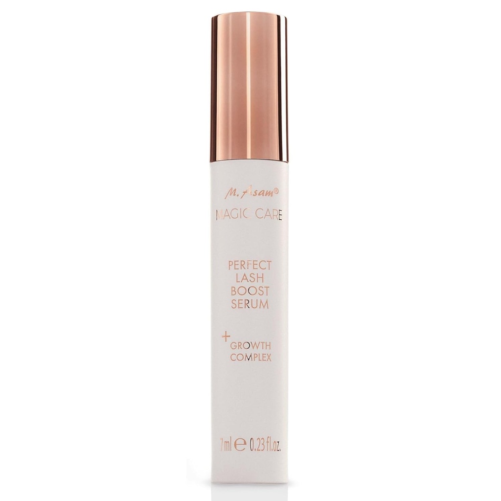 M. Asam MAGIC CUIDADO Perfeito Lash Boost Serum (0.23 Fl Oz), Serum de cílios para pestanas completas e sobrancelhas, Mais densa e mais longa pestana e navegação graças ao complexo de crescimento, Vegan Beauty Product