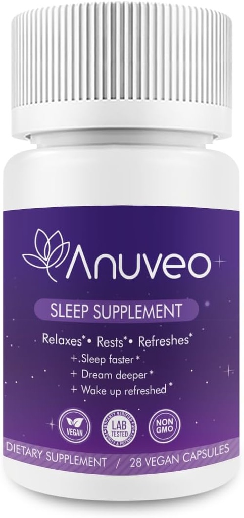 Natural Sleep Aid (Ajuda ao Sono Natural) Não-Habit Forming (Suplemento Herbal para Melhor Dormir com Valeriano, Melatonina, Magnésio e Ashwagandha)